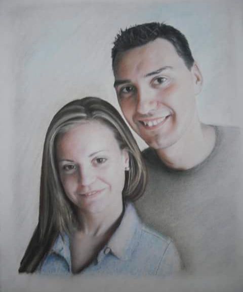 Retrato de Ángela y Sergio