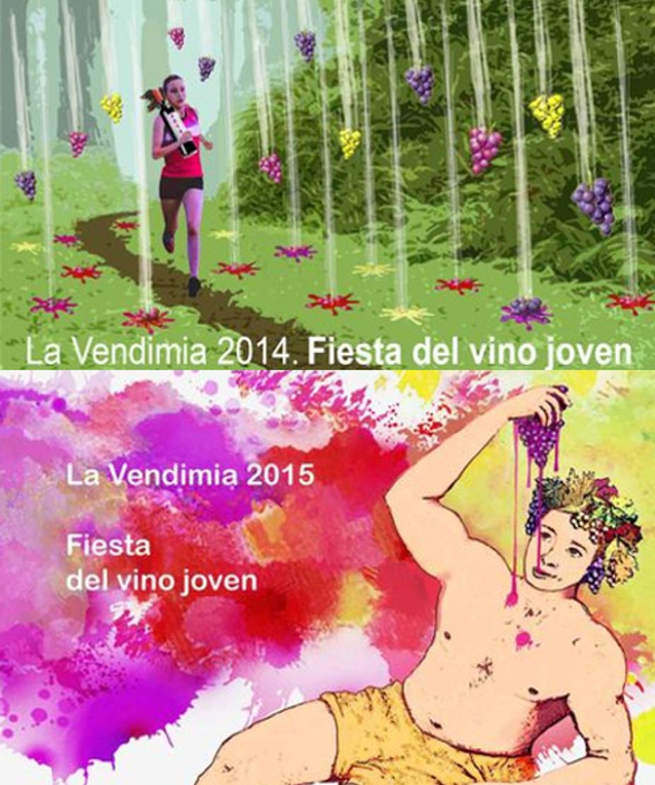 ilustraciones La Vendimia 2014 y 2015